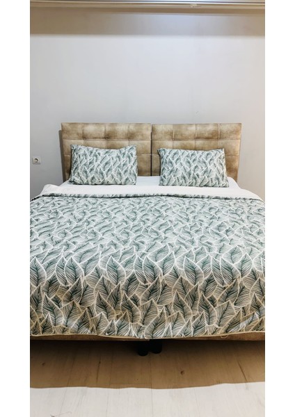 Yaprak Desenli Çift Kişilik Nevresim Takımı modelleri