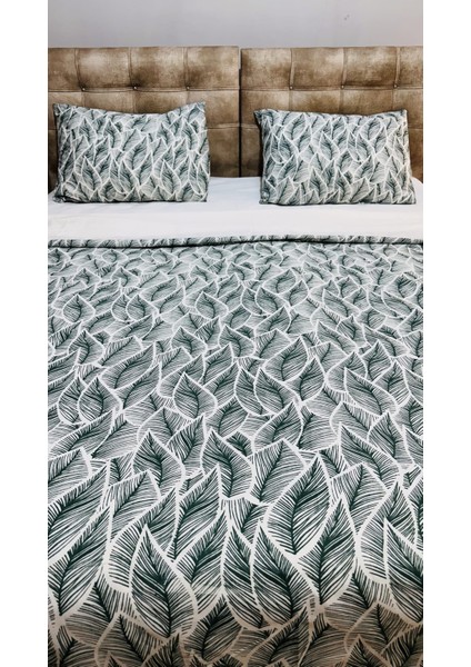 Yaprak Desenli Çift Kişilik Nevresim Takımı fırsatları