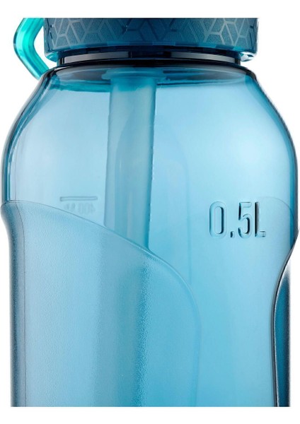Quechua Outdoor Alüminyum Matara - Ecozen® - Pipetli / 0,5 Litre - Mavi - 900 fırsatları