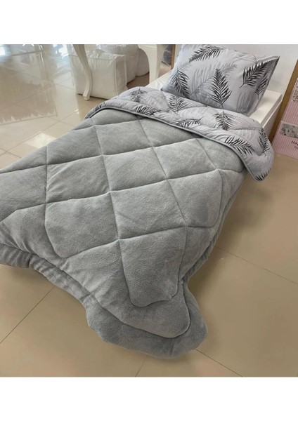 Wellsoft Tek Kişilik Lüx Pamuklu Uyku Seti Desenli Yorgan 155 x 215 cm & Yastık Kılıfı & Lastikli Çarşaf fiyatları