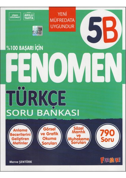 Fenomen 5.sınıf 5b Türkçe Soru Bankası