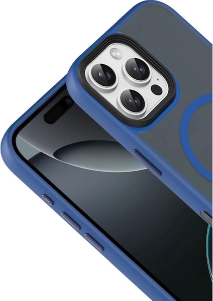 Apple iPhone 16 Pro Max Megane Magsafe Kapak - Lacivert fiyatları