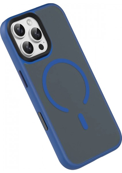 Apple iPhone 16 Pro Max Megane Magsafe Kapak - Lacivert fırsatları