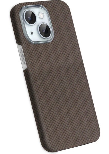 Apple iPhone 15 Volt Magsafe Kapak - Kahverengi