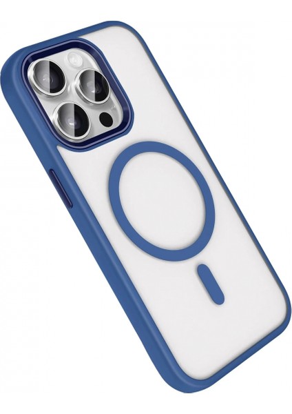 Apple iPhone 15 Pro Max Terea Magsafe Kapak - Lacivert modelleri