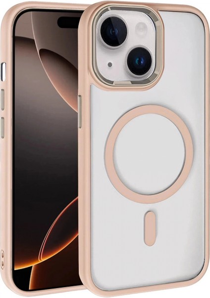 Apple iPhone 14 Terea Magsafe Kapak - Gold
