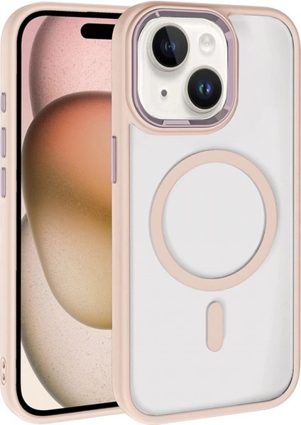 Apple iPhone 14 Terea Magsafe Kapak - Pembe