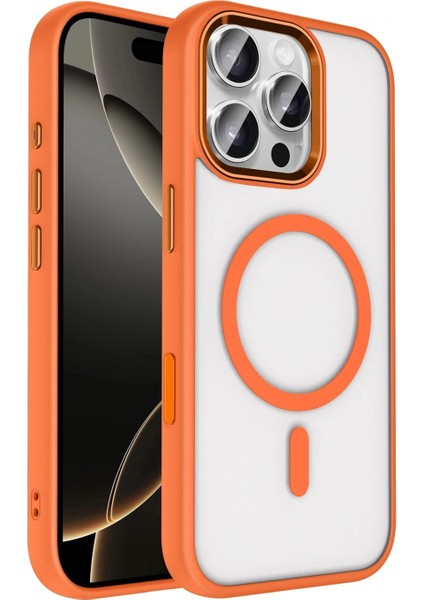 Apple iPhone 16 Pro Max Terea Magsafe Kapak - Turuncu