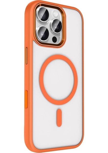 Apple iPhone 16 Pro Max Terea Magsafe Kapak - Turuncu modelleri