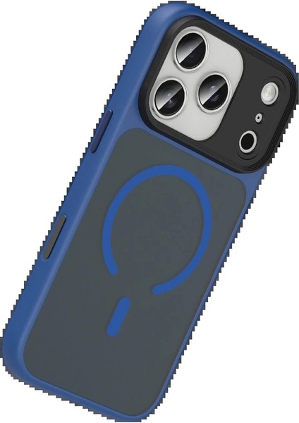 Apple iPhone 17 Pro Megane Magsafe Kapak - Lacivert fırsatları