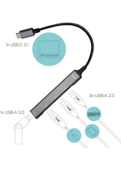 Type-C To USB Hub 3 USB 2.0 1 USB 3.0 Yd-30 modelleri