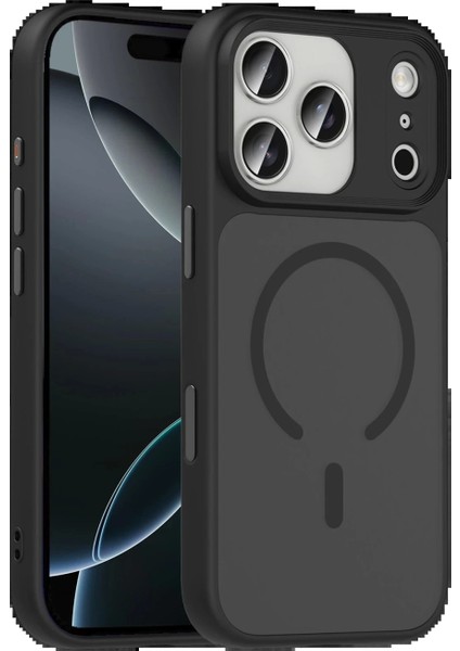 Apple iPhone 17 Pro Megane Magsafe Kapak - Siyah