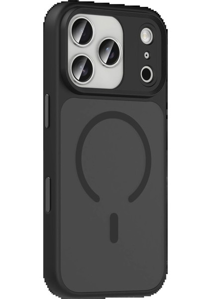 Apple iPhone 17 Pro Megane Magsafe Kapak - Siyah modelleri