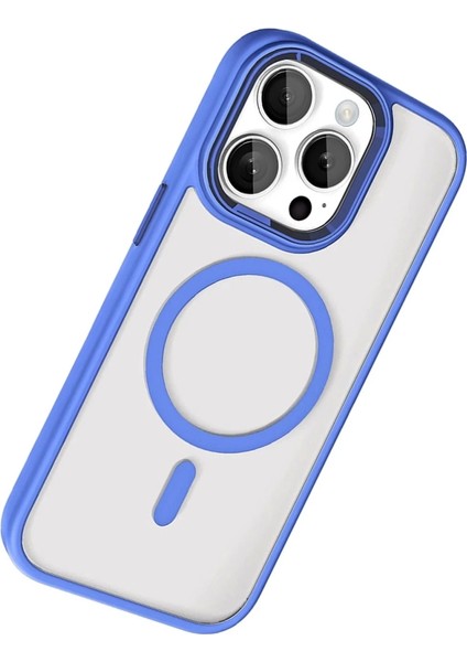 Apple iPhone 15 Pro Max Terea Magsafe Kapak - Mavi fırsatları