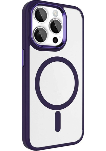 Apple iPhone 15 Pro Max Terea Magsafe Kapak - Derin Mor modelleri