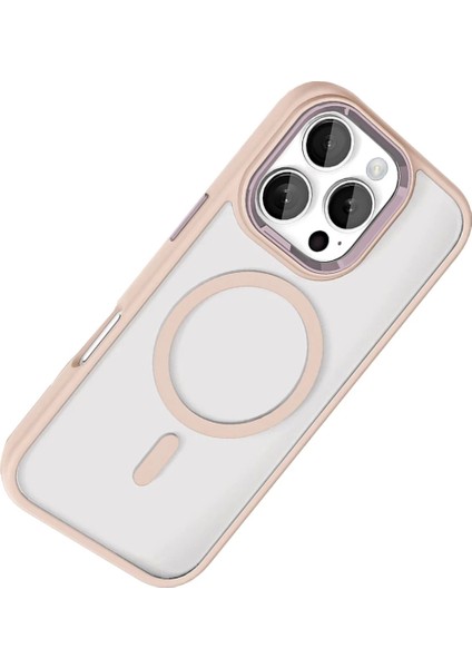 Apple iPhone 16 Pro Max Terea Magsafe Kapak - Pembe modelleri
