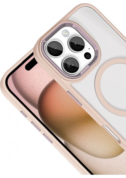 Apple iPhone 16 Pro Max Terea Magsafe Kapak - Pembe fırsatları