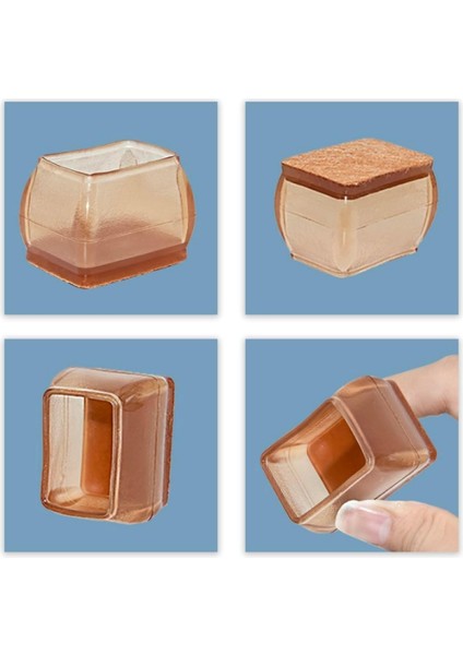 4'lü Kauçuklu Sandalye Ayak Koruyucu Pabuç