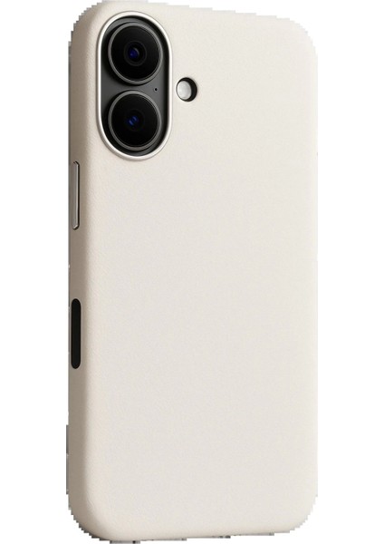 iPhone 17 Wonder Deri Magsafe Kapak - Beyaz