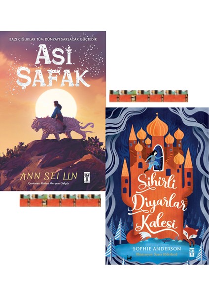 7. 8.+ Sınıf- Asi Şafak,sihirli Diyarlar Kalesi (2 Kitap)