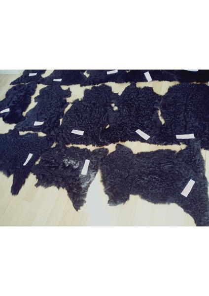 Hakiki Gerçek Deri Doğal Koyun Kuzu Postu Kıvırcık