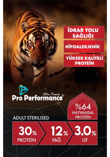 Ultra Premium Yetişkin Pro Performance Adult Cat Sterilised Lamb & Shrimps & Salmon & Cranberry 15 modelleri