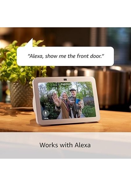 Echo Show 8 (Yeni Nesil) & Ring Video Kapı Zili Seti | Alexa & Akıllı Ev Asistanı & Görüntülü Zil