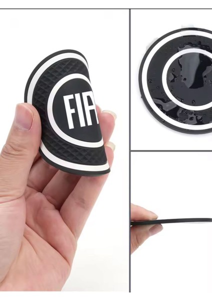 Siyah Silikon Bardak Altlığı Fiat ile Uyumlu Bardaklık Egea Ceoss Palio Punto Linea fiyatları