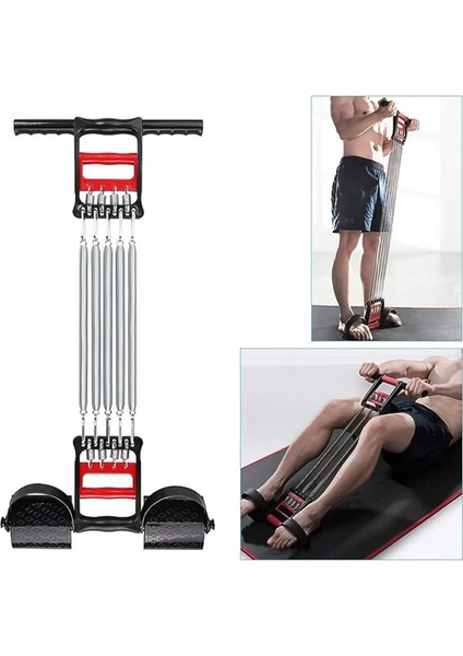Profesyonel El Ayak Göğüs Yayı Çelik Paslanmaz Kol Bilek Göğüs Kas Geliştirme Aleti 5 Kademe Sertlik Ayarlanabilir fiyatları