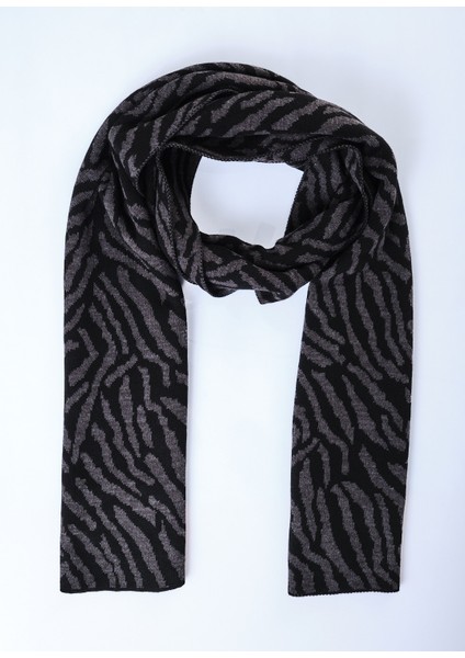 Zebra Desenli Triko Atkı modelleri
