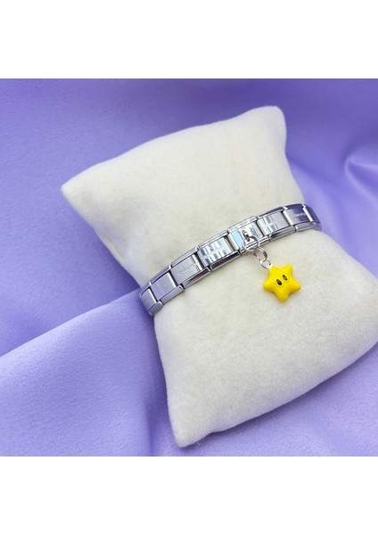 Çelik Italyan Charm Bileklik modelleri