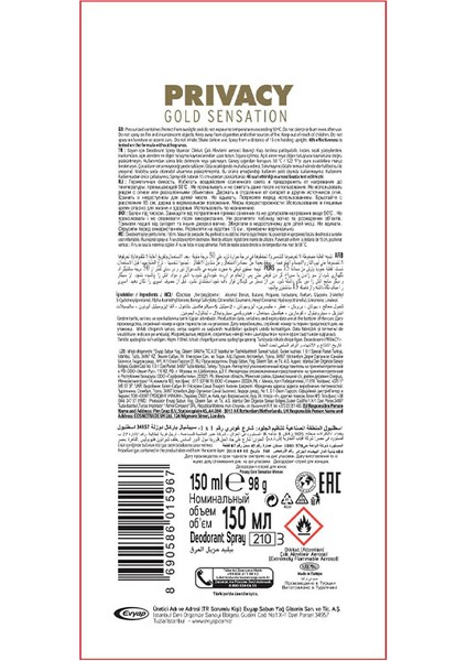 Gold Women Deodorant 150ML fırsatları