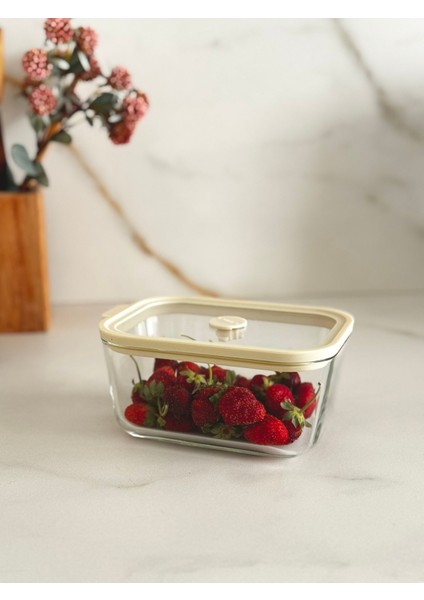 Vakumlu Cam Saklama Kabı 800ML