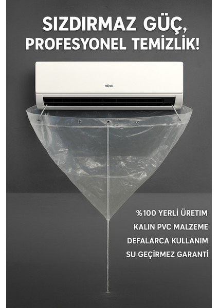 Klima Temizleme Çadırı Brandası TEMİZLİK EKİPMANI modelleri