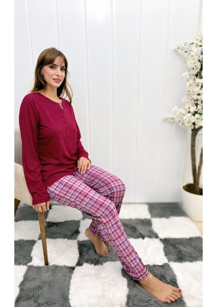 Yeni Ürün... Pamuklu Modal Rahat Kesim Yumuşacık Kumaştan Spor Kadın Püjama Takımı