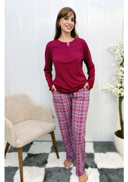 Yeni Ürün... Pamuklu Modal Rahat Kesim Yumuşacık Kumaştan Spor Kadın Püjama Takımı fiyatları