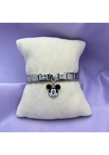 Çelik Italyan Charm Bileklik modelleri