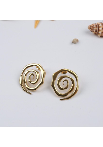 Vividcharm Çelik Sarmal Küpe