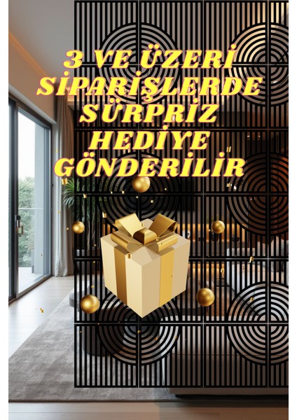 Lazer Kesim Sarkıt Paravan, Ahşap Separatör, Oda Bölücü 4'lü Panel Levha Modern Model fiyatları