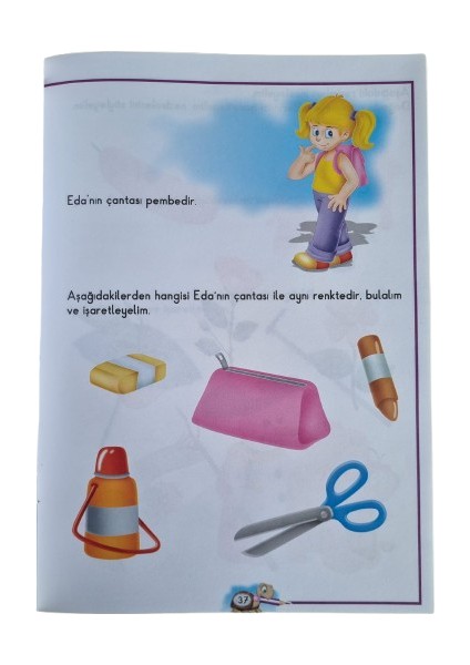 Eda Ege Öğreniyor- Renkler ve Şekiller 96 sayfa okul öncesi etkinlik, aktivite ve kavram kitabı fırsatları