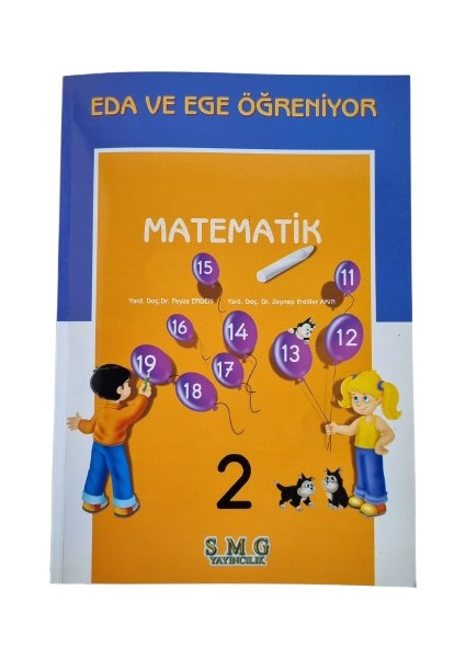 Eda ve Ege Öğreniyor Matematik 2 (10-20) Zor Matematik (64 sf) okul öncesi aktivite ve etkinlik kitabı
