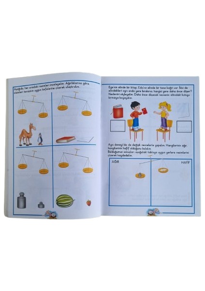 Eda Ege Öğreniyor- Zıt Kavramlar 96 sayfa okul öncesi etkinlik, aktivite ve kavram kitabı fırsatları