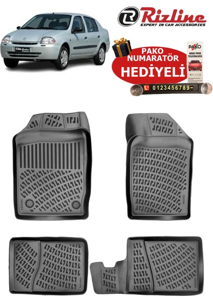 Renault Symbol 1999-2008 Arası Havuzlu Paspas