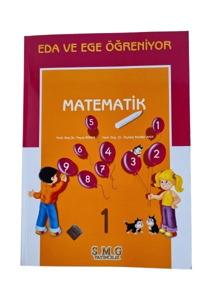 Eda ve Ege Öğreniyor Matematik 1 (1-10) (112 sayfa ) okul öncesi etkinlik ve aktivite kitabı