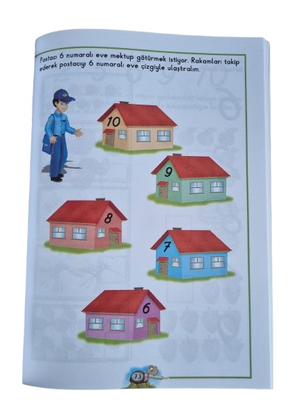 Eda ve Ege Öğreniyor Matematik 1 (1-10) (112 sayfa ) okul öncesi etkinlik ve aktivite kitabı fırsatları