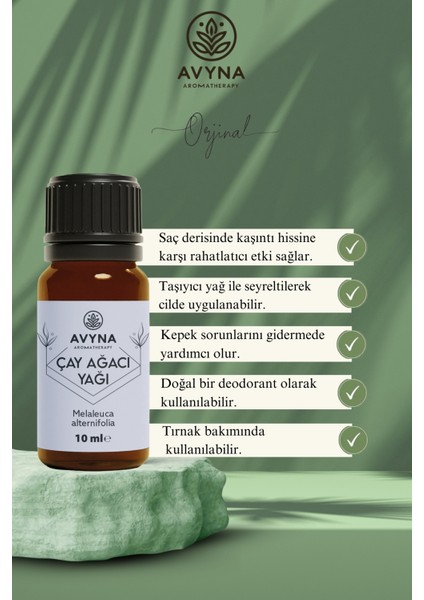 Çay Ağacı Uçucu Yağı 10 ml %100 Saf ve Doğal (Tea Tree Essential Oil) - 3 Al 2 Öde fiyatları