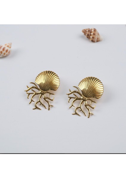 Vividcharm Çelik Istiridye Küpe indirimleri