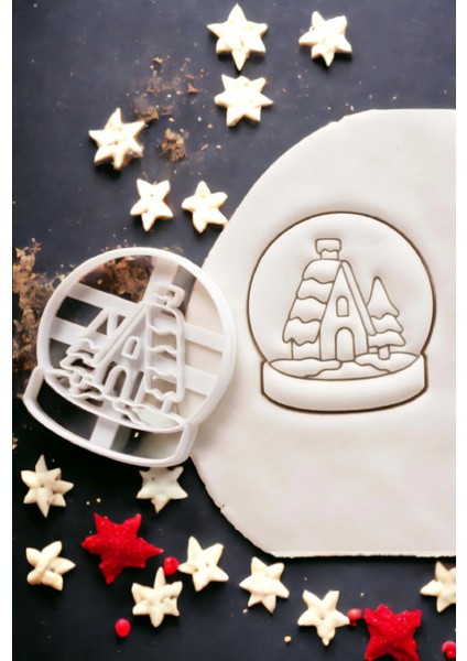 Kar Küresi Yılbaşı Kurabiye Kalıbı fiyatları