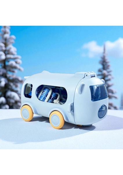 Otobüs Tasarımı Pipetli Su Matarası 500 ml 1.derece Kaliteli Tritan Malzemesinden Üretilmiştir.