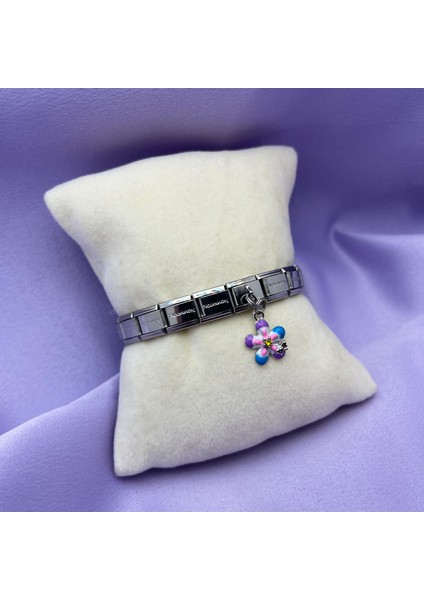 Çelik Italyan Charm Bileklik modelleri